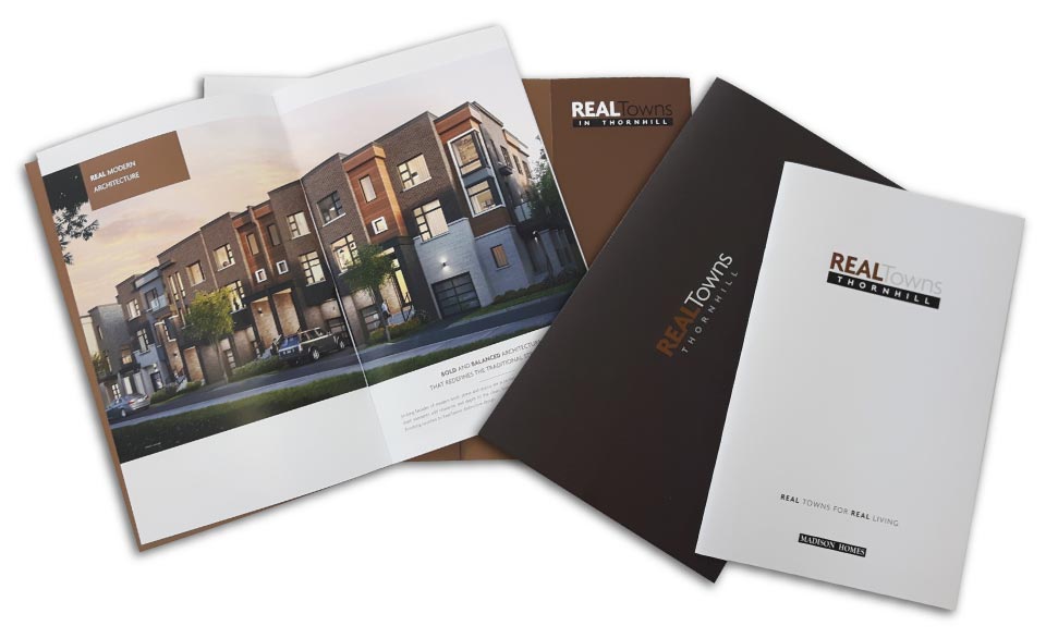 Projects, Madison Homes, Real Towns, Print Material