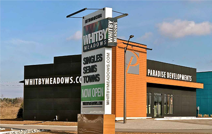 Low Rise, Paradise Developments, Whitby Meadows, Sales Center-1
